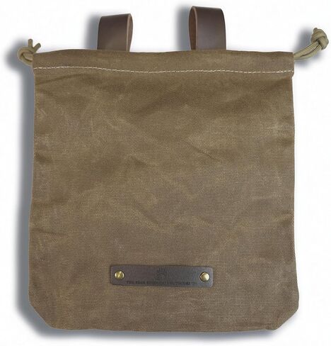 The Bear Essentials Outdoors Co. Pack Pouch, Waxed Canvas Hip Bag, Canoe Bag, Foraging Pouch - OD Green, Brown - Small, Large in Saudi Arabia
