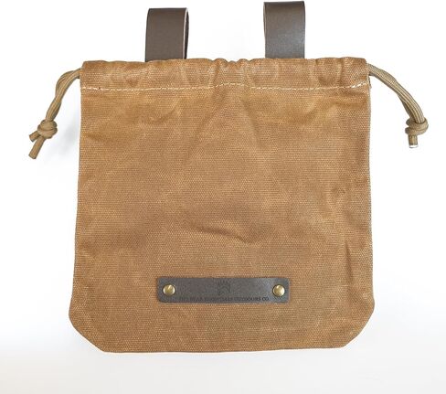 حقيبة The Bear Essentials Outdoors Co. Pack Pouch، حقيبة الورك القماشية المشمعة، حقيبة الزورق، حقيبة العلف - OD أخضر، بني - صغير، كبير in Saudi Arabia