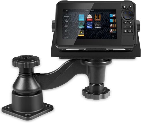 Horizontal 6" Swing Arm Mount Fishfinders & Chartplotters Mount Bracket 360° Rotation Fits for Garmin, Lowrance, Humminbird, and More in Saudi Arabia
