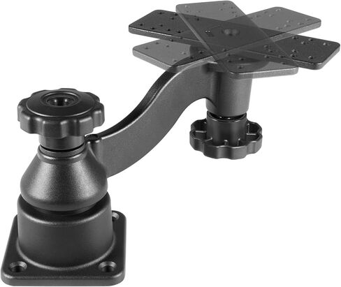 Horizontal 6" Swing Arm Mount Fishfinders & Chartplotters Mount Bracket 360° Rotation Fits for Garmin, Lowrance, Humminbird, and More in Saudi Arabia