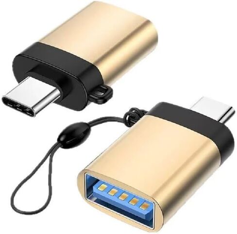 حزمة محول USB C إلى USB A مكونة من 4 قطع، محول USB عالي السرعة لهواتف Android، تشغيل السيارة، أقراص U in Saudi Arabia
