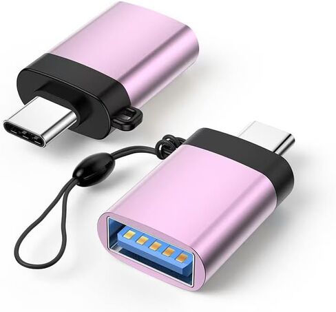 USB C Male to USB A Female OTG Adapter, USB 3.1 High Speed Converter for Android Phones, Car Play, U Disks - Durable, Compact & Travel-Friendly 2pcs/Set in Saudi Arabia