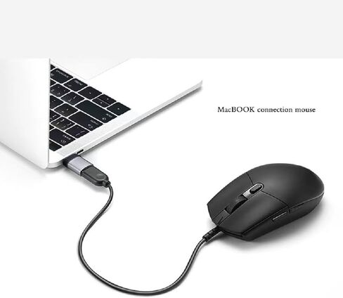 USB-C 3.1 Male to USB A Female Adapter Converter OTG Type C Black 2pcs in Saudi Arabia