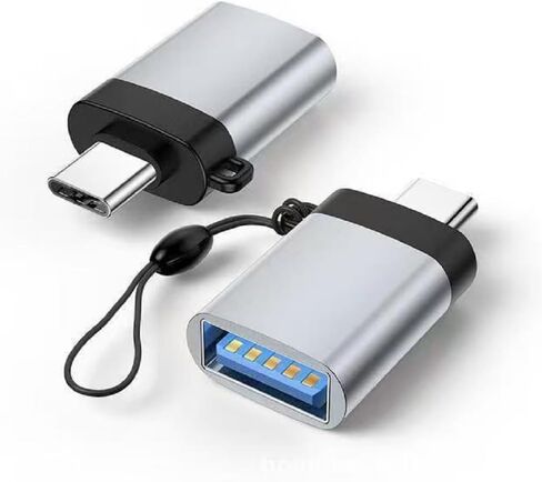 حزمة محول USB C إلى USB A مكونة من 4 قطع، محول عالي السرعة لهواتف Android، تشغيل السيارة، أقراص U in Saudi Arabia