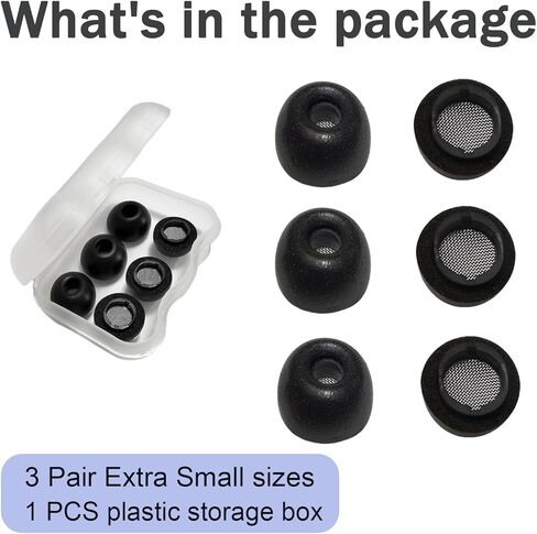 Memory Foam Tips for Samsung Galaxy Buds 3 Pro Extra Small Earbud Tips Noise Reducing Galaxy Buds 3 Pro Ear Tips Fit in Case in Saudi Arabia