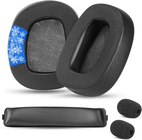 استبدال وسادات الأذن G935 من جل التبريد متوافق مع وسادات أذن الألعاب اللاسلكية Logitech G935 G635 G933 G633 لسماعات G933S G633S مع سمك إضافي من نسيج الحرير الجليدي in Saudi Arabia