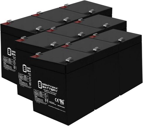 Mighty Max Battery 12V 5AH SLA Battery Replaces APC SmartUPS 2200VA SMT2200RM2U - 9 Pack in Kuwait