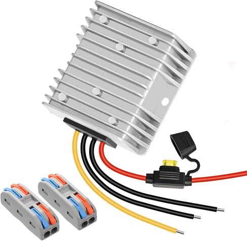 تيار مستمر 72 فولت 60 فولت 48 فولت 36 فولت 24 فولت 20 فولت 18 فولت تنحى إلى 12 فولت 20 أمبير 240 واط محول فرق الجهد عربة الغولف الجهد المنظم المخفض محول مع الصمامات (الإدخال: 18 فولت-72 فولت) in Kuwait