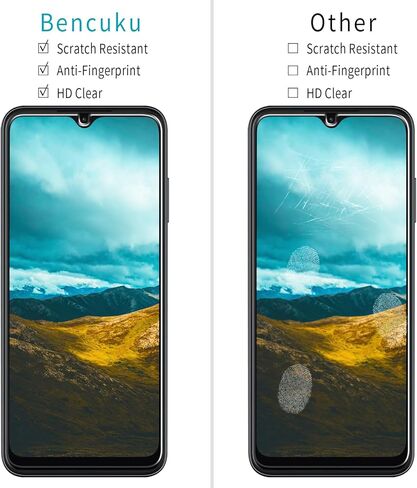 (2 Pack) Designed for T-MOBILE REVVL 6 5G / REVVL 6x 5G Tempered Glass Screen Protector, Anti Scratch, Bubble Free in Saudi Arabia