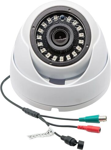 Evertech 1080p HD CCTV قبة كاميرا الأمن AHD TVI CVI التناظرية 2.8 مم عدسة زاوية واسعة ثابتة 50 قدمًا للرؤية الليلية داخلي خارجي معدني كاميرا مراقبة CCTV in Saudi Arabia
