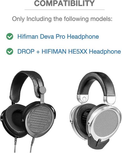 وسادة وسائد الأذن لسماعات الرأس Hifiman Deva Pro، وسادات أذن بديلة مع إسفنج الذاكرة (بوليستر هجين) in Saudi Arabia