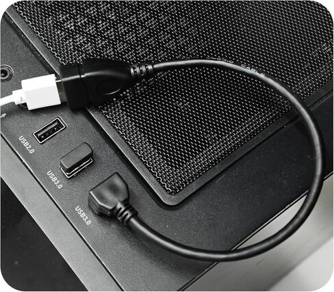 2Pcs USB 3.0 A Male to Female Extension Data Cable, Down Connector for PC, Laptop, Charger, Power Bank, and USB Devices in Saudi Arabia