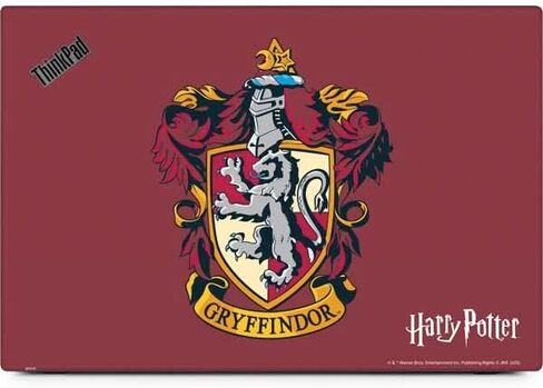 Skinit Decal Laptop Skin Compatible with Thinkpad X1 Carbon (6th Gen 2018) - Officially Licensed Warner Bros Gryffindor House Crest Design in Saudi Arabia