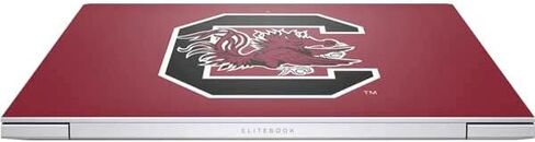 Skinit Laptop Decal Skin Compatible with HP EliteBook 840 G9 - Officially Licensed South Carolina Gamecocks Logo Red Design in Saudi Arabia