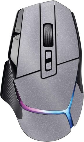 غلاف MightySkins اللامع اللامع المتوافق مع Logitech G502 X Plus - رمادي صلب | لمسة نهائية لامعة واقية ومتينة شديدة اللمعان | سهل التطبيق والإزالة وتغيير الأنماط | صنع في الولايات المتحدة الأمريكية in Kuwait