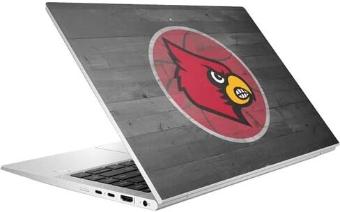 Skinit Laptop Decal Skin Compatible with HP EliteBook 840 G9 - Officially Licensed Louisville Cardinals Basketball Design in Saudi Arabia