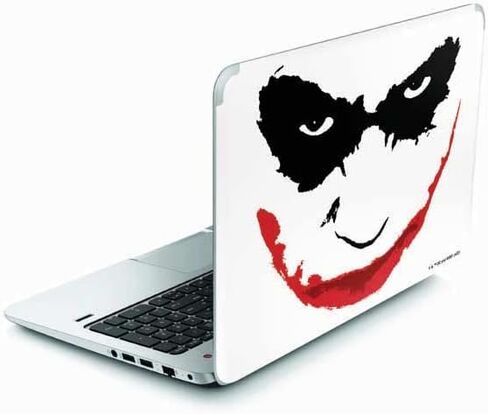 Skinit Decal Laptop Skin Compatible with Envy TouchSmart 15.6in - Officially Licensed Warner Bros Joker Outline Design in Saudi Arabia