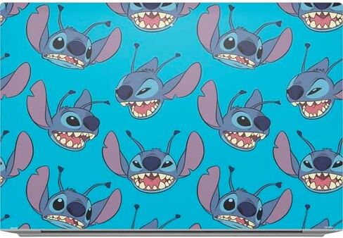 Skinit Decal Laptop Skin Compatible with EliteBook 840 G9 - Officially Licensed Disney Lilo and Stitch Face Expression Pattern Design in Saudi Arabia