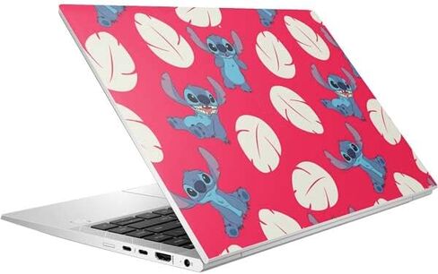 Skinit Decal Laptop Skin Compatible with EliteBook 840 G9 - Officially Licensed Disney Lilo and Stitch Face Expression Pattern Design in Saudi Arabia
