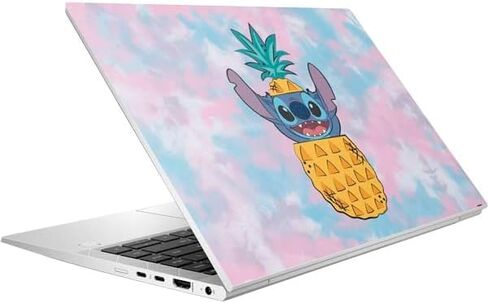 Skinit Decal Laptop Skin Compatible with EliteBook 840 G9 - Officially Licensed Disney Lilo and Stitch Face Expression Pattern Design in Saudi Arabia