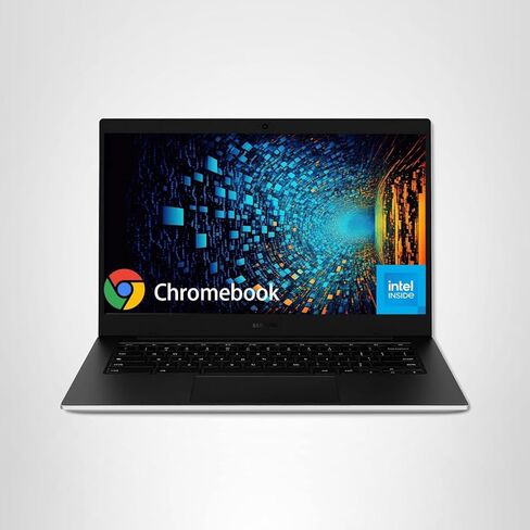 كمبيوتر محمول Samsung Galaxy Chromebook Go مقاس 14 بوصة، معالج Intel Celeron N4500، ذاكرة الوصول العشوائي 4 جيجابايت، مساحة تخزين 576 جيجابايت (64 جيجابايت eMMC + محرك أقراص خارجي 512 جيجابايت)، نظام التشغيل Chrome، كمبيوتر محمول للطلاب، فضي in Kuwait