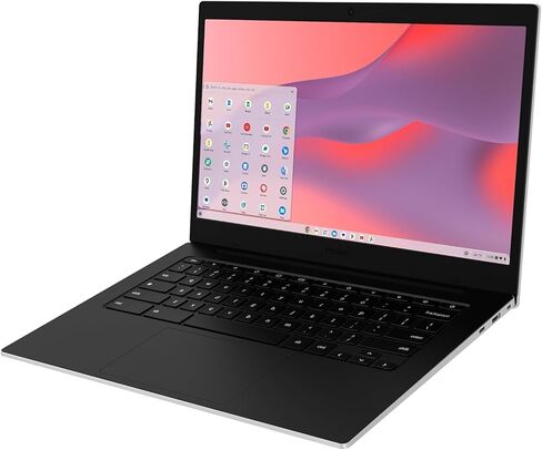 كمبيوتر محمول Samsung Galaxy Chromebook Go مقاس 14 بوصة، معالج Intel Celeron N4500، ذاكرة الوصول العشوائي 4 جيجابايت، مساحة تخزين 576 جيجابايت (64 جيجابايت eMMC + محرك أقراص خارجي 512 جيجابايت)، نظام التشغيل Chrome، كمبيوتر محمول للطلاب، فضي in Kuwait