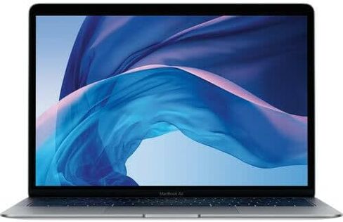 Apple MacBook Air مع معالج Intel Core i5 بسرعة 1.6 جيجا هرتز (13 بوصة، 16 جيجا بايت رام، 256 جيجا بايت SSD) رمادي فضائي (متجدد) in Kuwait