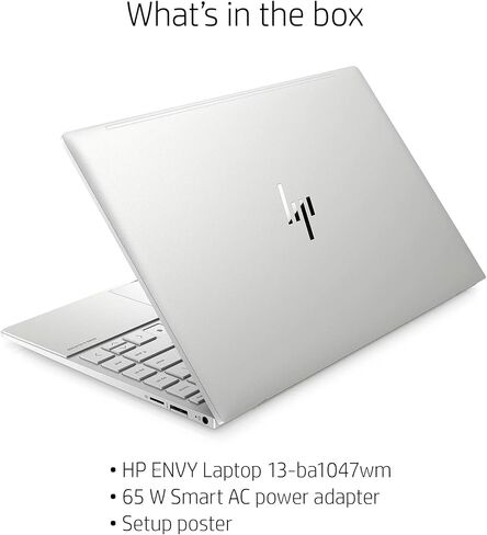 كمبيوتر محمول HP Envy 13 2022 شاشة 13.3 بوصة FHD 1920 x 1080 Intel Core i5-1135G7، رباعي النواة، Intel Iris Xe Graphics، 8 جيجابايت DDR4، 256 جيجابايت SSD، لوحة مفاتيح بإضاءة خلفية، Thunderbolt 4، بصمة الإصبع، Wi-Fi 6، Windows 11 Home in Kuwait