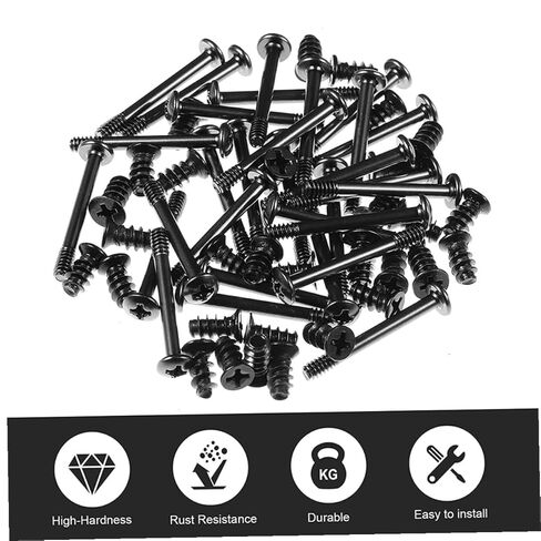 60pcs Computer Case Cooling Fan Screw Set Carbon Steel Air Cooler Mount Screws Compatible with PC Fans for Desktop Assembly and Repair in Saudi Arabia