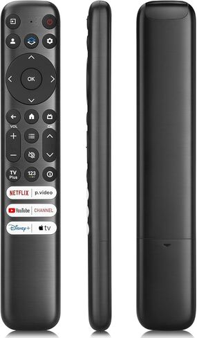 Replacement Only for TCL Google TV Remote Control,RC813 Compatible with TCL QM8/QM7/S5/S4/S3/Q7/Q6/Q5 4K UHD HDR LED QLED QD-Mini LED Full-HD Smart TVs in Saudi Arabia