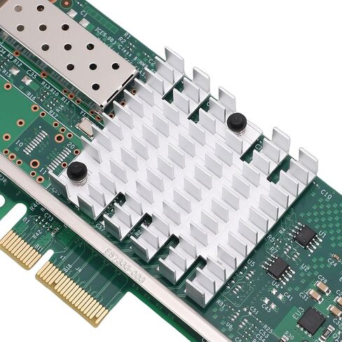 محول بطاقة الشبكة GOWENIC PCI E X4، تسريع الأجهزة، مجموعة شرائح متقدمة، اتصال عالي السرعة، مع وحدة تحكم 82599EN، لخادم Wins in Saudi Arabia