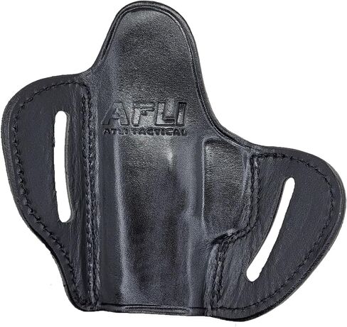 حافظة جلدية Sig P365 OWB - حافظة مسدس بحزام حمل مخفي مصنوعة يدويًا - لمسدسات Sig P365 وX وXL وSAS وMacro / / Rgr LCP LC9s EC9s / Kahr CW9 / S&W CSX Pistols - حافظات الفطائر P365 in Kuwait
