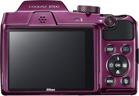 كاميرا Nikon COOLPIX B500 الرقمية بدقة 16 ميجابكسل وتكبير بصري 40x مع شبكة Wi-Fi مدمجة - (برقوقي) - (الإصدار الدولي) in Saudi Arabia