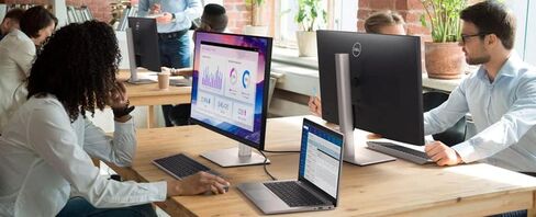 شاشة Dell P2721Q مقاس 27 بوصة بدقة 4K FHD، وشاشة IP رفيعة للغاية، ومنفذ USB-C، ومنفذ HDMI، ومنفذ DisplayPort، ومعتمد من VESA، فضي (متجدد) in Saudi Arabia