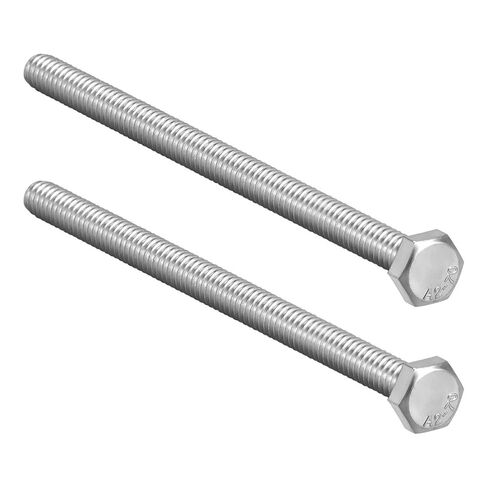 Uxcell M8x16mm مسامير سداسية 304 الفولاذ المقاوم للصدأ مسدس برغي الترباس 10 قطعة in Kuwait