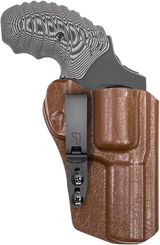 Tulster RATH IWB Kydex Revolver Holster يناسب: Taurus 856 3 ".38 Special | يمكن استخدامه بكلتا اليدين داخل ملحق حزام الخصر المخفي in Kuwait