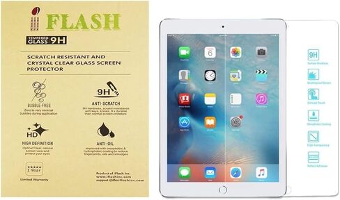 IFLASH [عرض ترويجي مكون من 5 قطع] واقي شاشة من الزجاج المقوى لجهاز Apple iPad Mini 5/4 - شفاف كريستالي شفاف / حواف مستديرة 2.5D / 9H / مقاوم للخدش/خالي من الفقاعات (iPad Mini الجيل الخامس / الرابع) in Kuwait