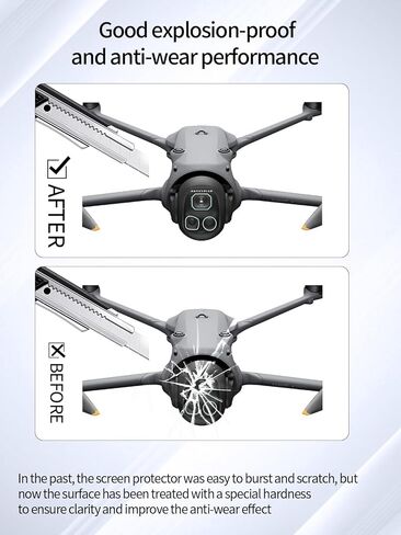 Camera Lens Protector for DJI Mavic 4 Pro, Anti-Scratch 9H Hardness Touch Sensitive Bubble Free Easy to Install，3 Pack. in Saudi Arabia