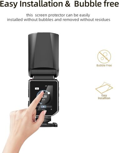Screen Protector for NEEWER Z3-S Hot Shoe Flash Speedlite, HD Soft Film Screen Protector for NEEWER Z3-S Touch Screen, Anti-Scratch, Touch Sensitive, Anti-Fingerprint, 2 Pack. in Saudi Arabia