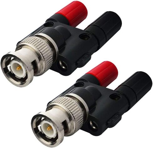 BNC ذكر التوصيل إلى 2X 4mm المزدوج الموز أنثى مقبس متفرع ملزم آخر RF اقناع محوري الفاصل موصل BNC الموز محول وBNC إلى UHF 4 نوع RF مجموعة موصل محوري BNC ذكر أنثى إلى UHF ذكر أنثى in Kuwait