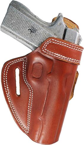 YT HOBBY Premium Leather Handmade OWB Carry Fast Draw Gun Holster in Saudi Arabia