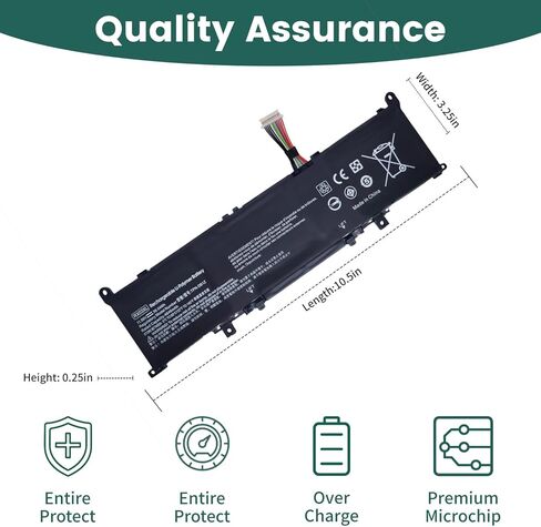استبدال بطارية الكمبيوتر المحمول RX03XL لجهاز HP EliteBook 630 640 645 660 G11 ProBook 440 445 460 465 G11 Series HSTNN-WB0H N70706-005 N69453-CF1 TPN-IB1C N69452-171 [11.58 فولت 56.04 وات] in Kuwait