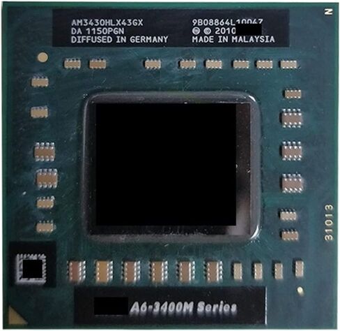 A6 3400M Series A6-3430MX 3430mx AM3430HLX43GX CPU APU مع معالج رسومات Radeon HD 6520G رباعي النواة A6-Series in Saudi Arabia