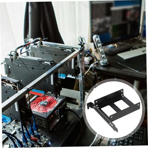 HOMSFOU 2pcs Pci Expansion Slot Bracket for Hard Drive Mounting Ssd Holder Easy Installation Compatible All and for Computer Cases and Internal Drive in Saudi Arabia