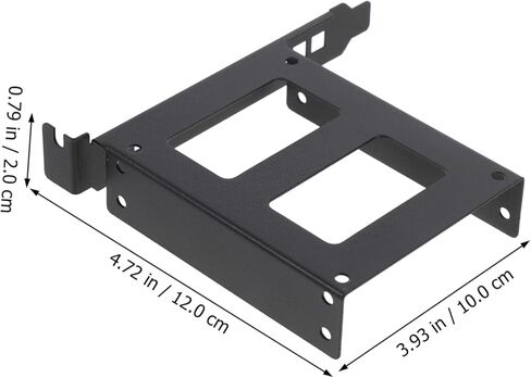HOMSFOU 2pcs Pci Expansion Slot Bracket for Hard Drive Mounting Ssd Holder Easy Installation Compatible All and for Computer Cases and Internal Drive in Saudi Arabia