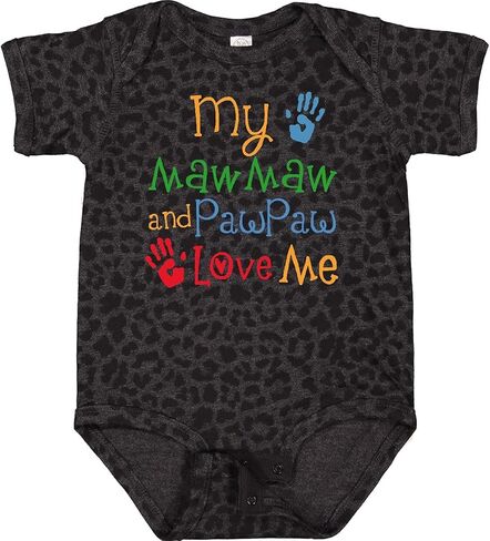 بدلة الأطفال Inktastic Mawmaw وPawpaw Love Me Baby in Saudi Arabia