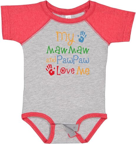 بدلة الأطفال Inktastic Mawmaw وPawpaw Love Me Baby in Saudi Arabia