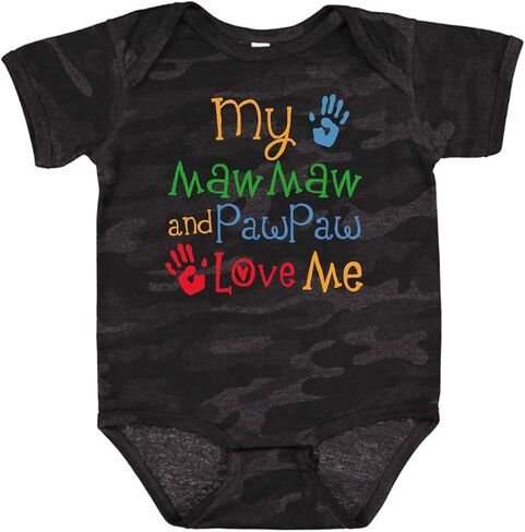 بدلة الأطفال Inktastic Mawmaw وPawpaw Love Me Baby in Saudi Arabia