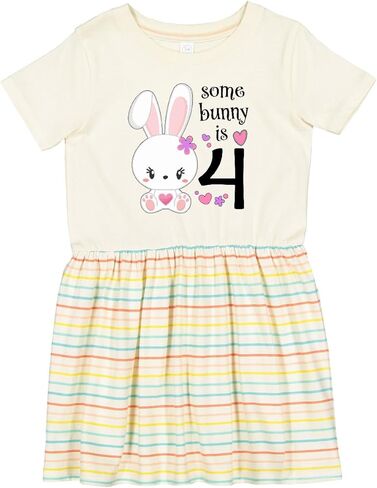 Inktastic Somebunny هو فستان أرنب عيد الميلاد الرابع للأطفال الصغار in Saudi Arabia