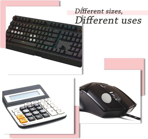 SUPERFINDINGS 3Sets 108Pcs Hemisphere Keyboard Keys Gap Expander Nail Protection Transparent Keyboards Stickers for Typing Protection for Women with Long Nails in Saudi Arabia
